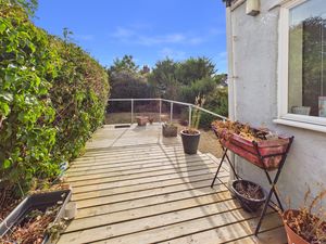 RAISED DECKING SEATING AREA TO GARDEN- click for photo gallery